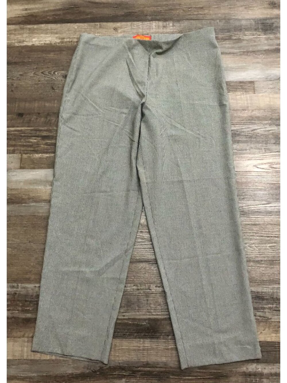 Vintage Crazy Larry Womens Size 12 Black & White Hounds tooth Pants Slacks
